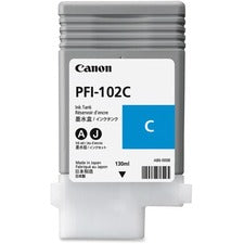 Canon PFI-102C Original Ink Cartridge