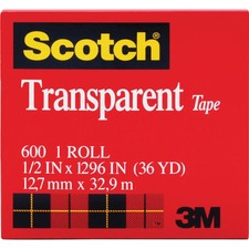 Scotch Transparent Tape - 1/2