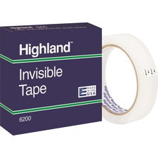 Highland 3/4"W Matte-finish Invisible Tape