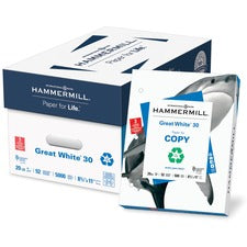 Hammermill Paper for Copy 3-Hole Punched Laser, Inkjet Print Copy & Multipurpose Paper - 30% Recycled