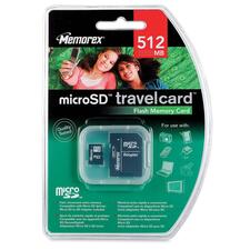 Memorex TravelCard 512 MB microSD