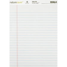 Nature Saver Recycled Legal Ruled Pads
