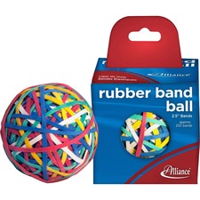 Alliance Rubber 00159 Rubber Band Ball - 250 Advantage Rubber Bands Included