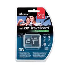 Memorex TravelCard 512 MB miniSD