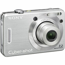 Sony Cyber-shot DSC-W55 7.1 Megapixel Compact Camera - Silver