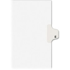 Kleer-Fax Legal Individual Letter Index Divider