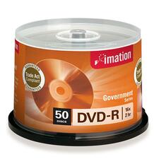 Imation Government DVD Recordable Media - DVD-R - 16x - 4.70 GB - 50 Pack Spindle