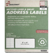 SKILCRAFT Permanent Laser Address Label