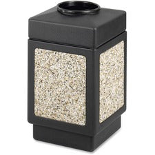 Safco Open Top Square 38-Gallon Receptacle