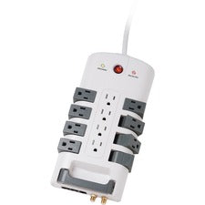 Compucessory 8-Rotating Outlets Surge Protector