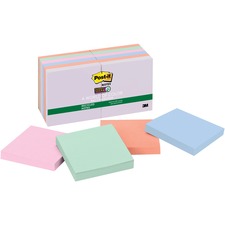 Post-it&reg; Super Sticky Recycled Notes - Bali Color Collection