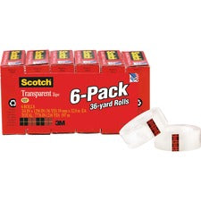 Scotch Transparent Tap - 3/4"W