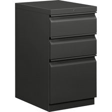 HON Brigade Mobile Pedestal, 19-7/8"D - 3-Drawer
