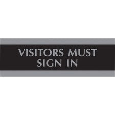 HeadLine Visitors Must Sign In Sign
