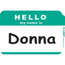 C-Line HELLO my name is... Name Tags
