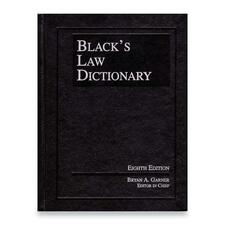 Houghton Mifflin 8th Edition Black's Law Dictionary Printed Book by Bryan A. Garner