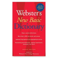 Houghton Mifflin Webster's New Basic Dictionary Printed Book