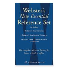Houghton Mifflin Essential Paperback Desk Reference Set: Dictionary/Thesaurus/Writers Companion Printed Book