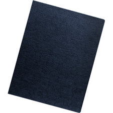 Fellowes Linen Presentation Covers - Oversize Letter Navy 50 Pack