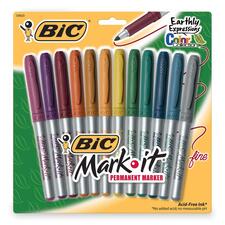 BIC Mark-it Earthly Expressions Colors Permanent Marker