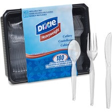 Dixie Crystal Design 60-Piece Cutlery Keeper