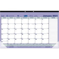 Brownline Monthly Compact Desk Pad/Wall Calendar