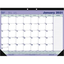 Blueline Desk/Wall Calendar Pad