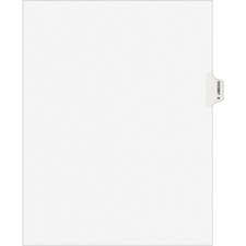 Avery&reg; Individual Legal Dividers Avery&reg; Style, Letter Size, Side Tab EXHIBIT X (1394)