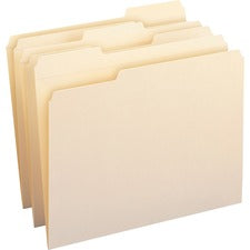 Smead 100% Recycled Folders with Reinforced Tab