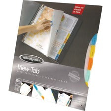 Wilson Jones View-Tab 8 Multi-tab Sheet Protectors