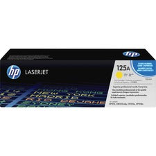 HP 125A (CB542A) Original Toner Cartridge - Single Pack