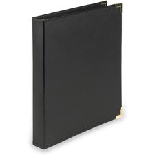 Samsill Leatherlike Classic Collection Round Ring Binder