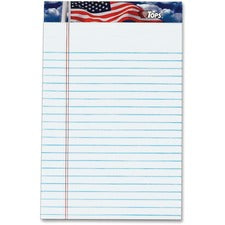 TOPS American Pride Jr. Legal Rule Writing Pad - Jr.Legal