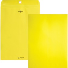 Quality Park Brightly Colored 9x12 Clasp Envelopes