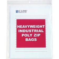 C-Line Heavyweight Industrial Poly Zip Bags