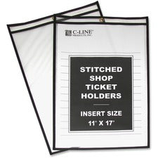 C-Line Shop Ticket Holders, Stitched