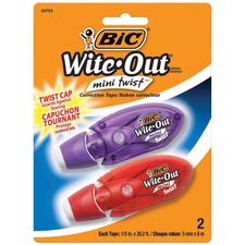 BIC Wite-Out Mini Correction Tape 2-pack