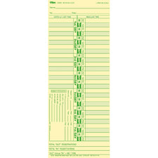 TOPS Weekly Time Card