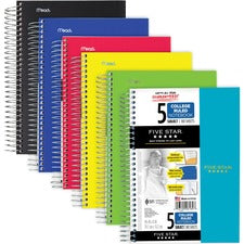 Mead 9-12" x 6" 5-Subject Notebook