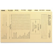 Smead Mortgage Folder Printed Replacement Divider Sets