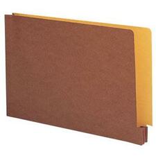 Smead End Tab Redrope File Pockets with Goldenrod Back
