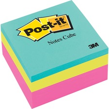 Post-it&reg; Notes Cube - Pink Wave