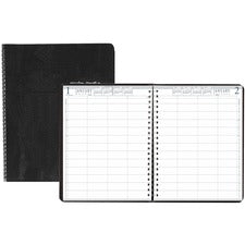 House of Doolittle 4-Person Embossed Cover Daily Appointment Book