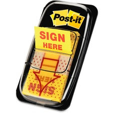Post-it&reg; Message Flag Value Pack - 12 Dispensers
