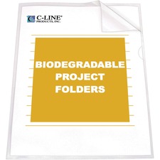 C-Line Biodegradable Poly Project Folders