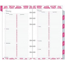 Day-Timer Pink Ribbon 2-page-per-week Planner Refill