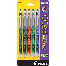 Pilot Precise P-700 Precision Point Fine Capped Gel Rolling Ball Pens