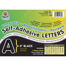 Pacon Reusable Self-Adhesive Letters