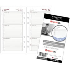 Day Runner 2-page-per-week Weekly Planner Refill Pages