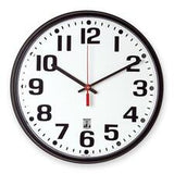 SKILCRAFT Black Body SelfSet Wall Clock